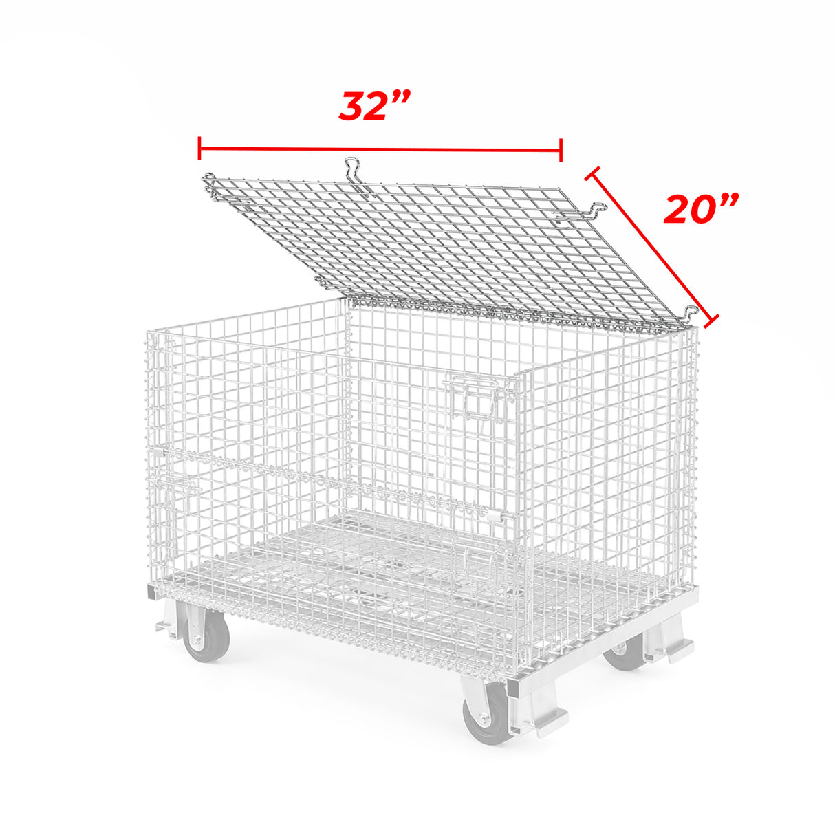 Wire Mesh Container Lids – Stackable Covers