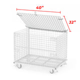 Wire Mesh Container Lids – Stackable Covers