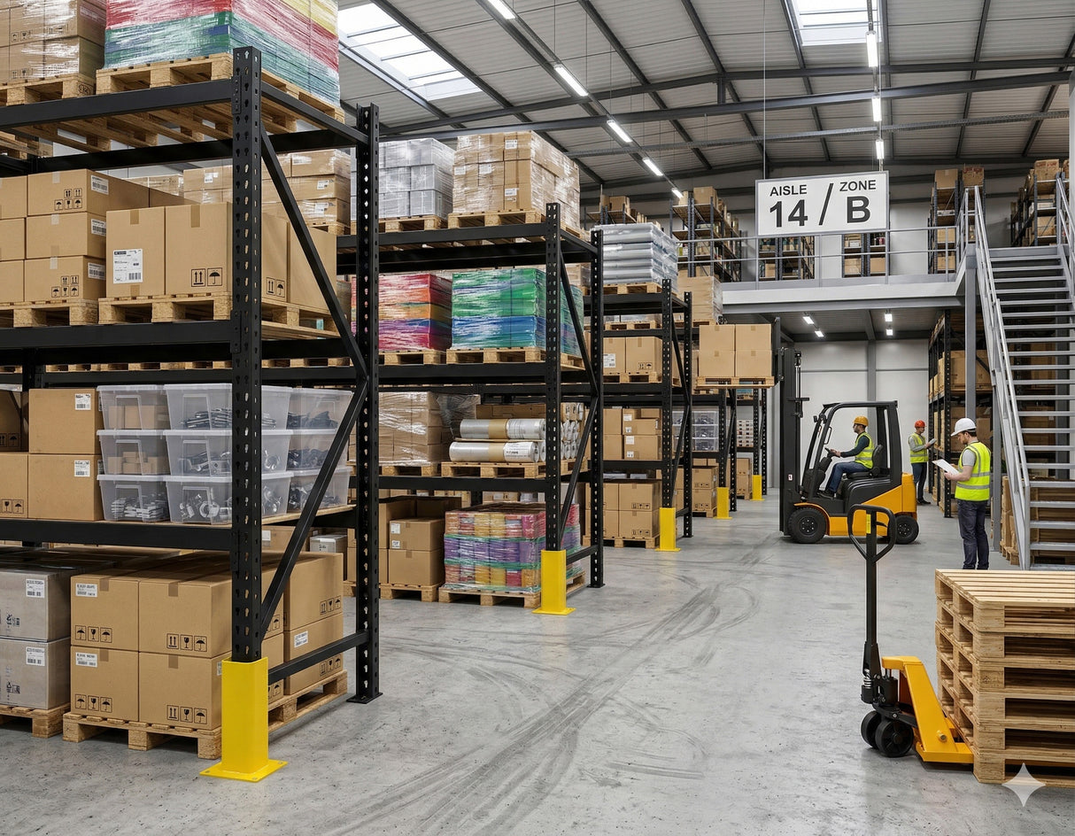 Seismic Pallet Rack Column Guard – For Enlarged Footplates