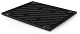Underside of a black bulk container lid showing the locating rim