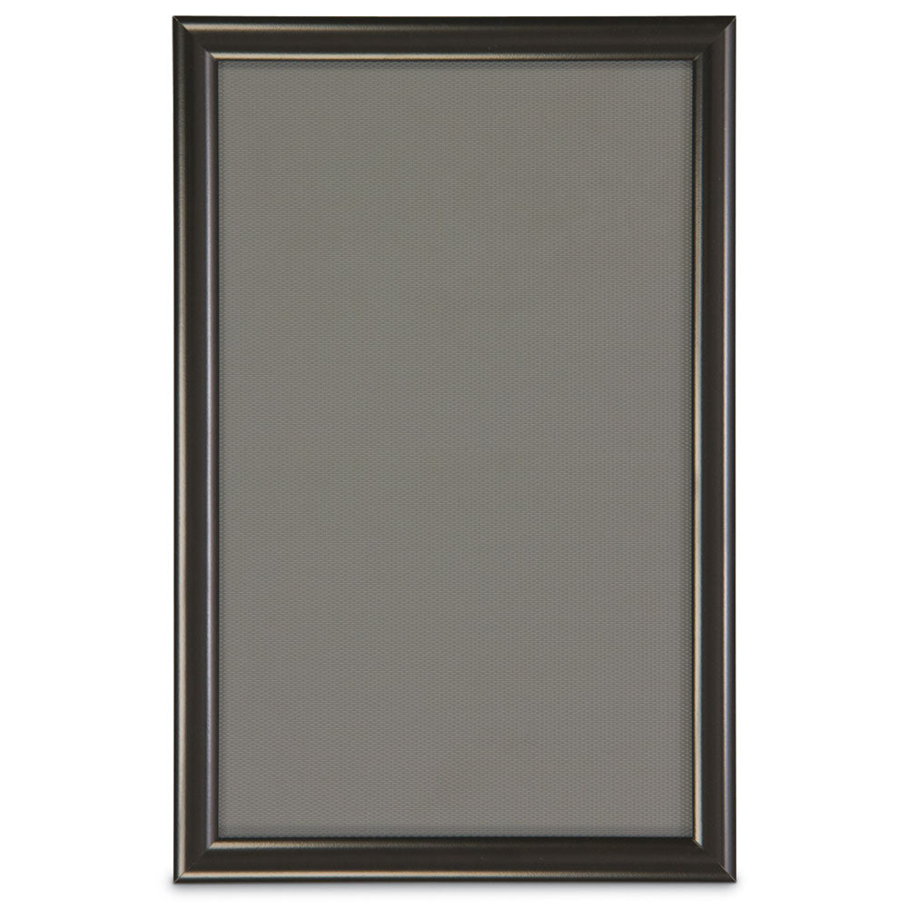 Snap Edge Frame Sign 8.5 in. x 11 in. to 24 in. x 36 in., Silver and Black