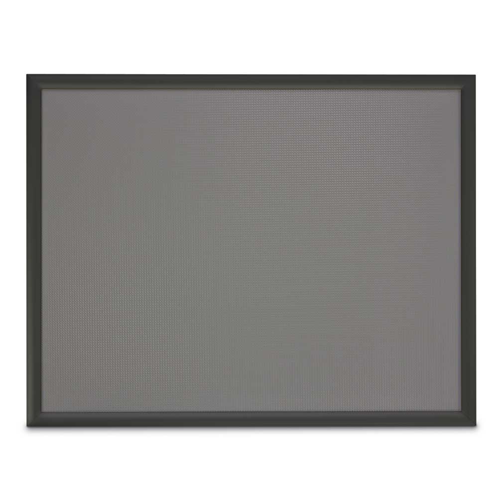 Snap Edge Frame Sign 8.5 in. x 11 in. to 24 in. x 36 in., Silver and Black