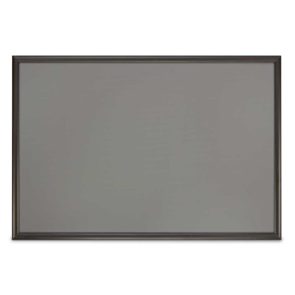 Snap Edge Frame Sign 8.5 in. x 11 in. to 24 in. x 36 in., Silver and Black