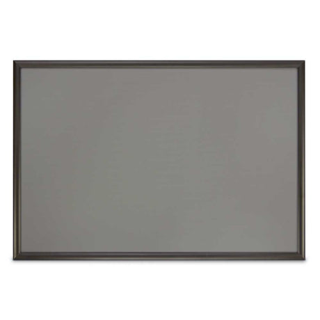 Snap Edge Frame Sign 8.5 in. x 11 in. to 24 in. x 36 in., Silver and Black