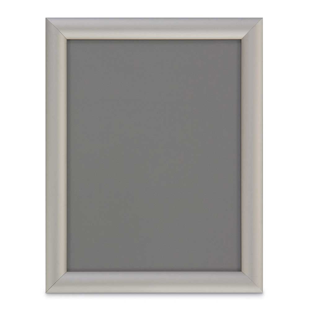 Snap Edge Frame Sign 8.5 in. x 11 in. to 24 in. x 36 in., Silver and Black