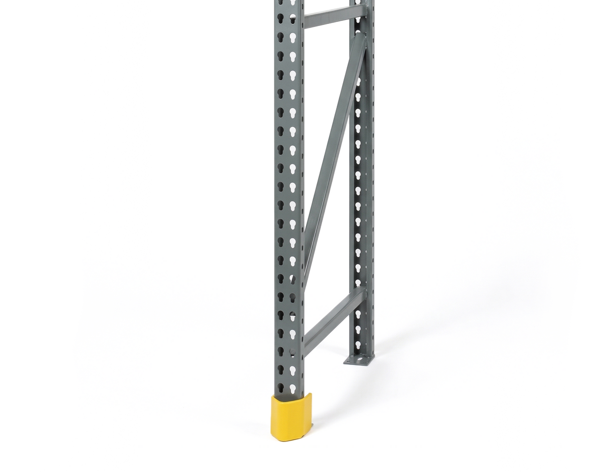 V-Nose Pallet Rack Post Protectors – Outrigger Deflector