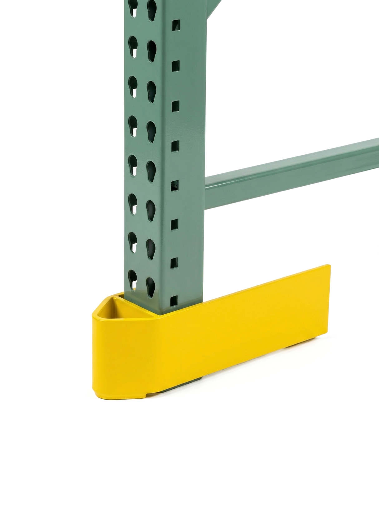 V-Nose Pallet Rack Post Protectors – Outrigger Deflector