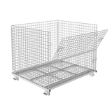 Collapsible Wire Mesh Containers – Stackable Industrial Baskets