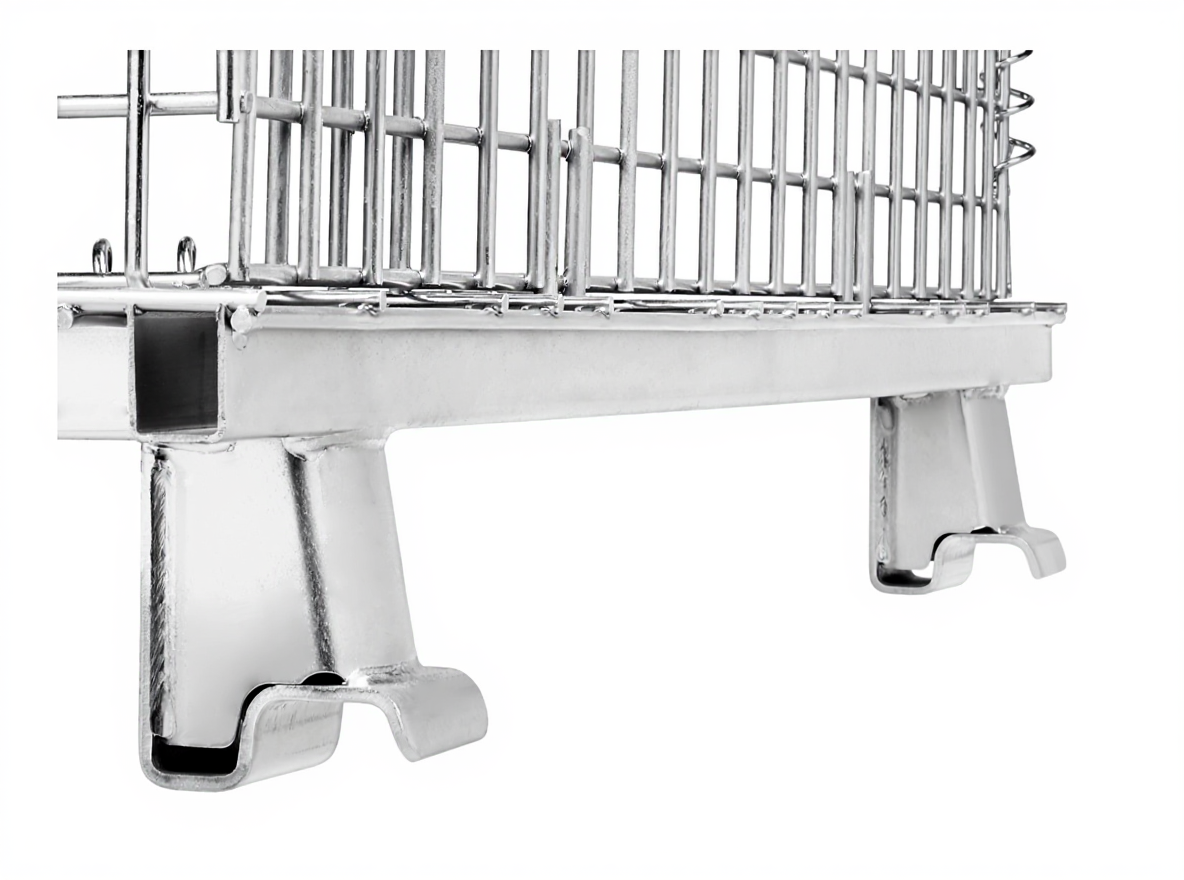 Collapsible Wire Mesh Containers – Stackable Industrial Baskets