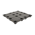 45x45 nestable plastic pallet, square footprint for four-drum loads