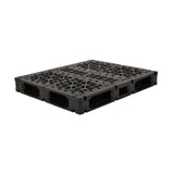 Full bottom deck of 48x40 dual deck plastic pallet
