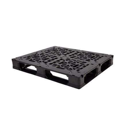 48x40 heavy duty plastic pallet top deck with five-runner construction