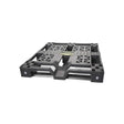 48x40 IBC tote pallet with molded valve channel at the discharge edge