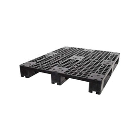 48x40 mid duty plastic pallet top deck, three-runner construction
