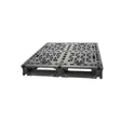 48x40 mid duty six-runner plastic pallet top deck with 20 grommets