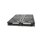 48x40 mid duty six-runner plastic pallet top deck with 20 grommets