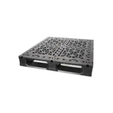 48x40 rackable plastic pallet top deck with reinforced ribbed surface