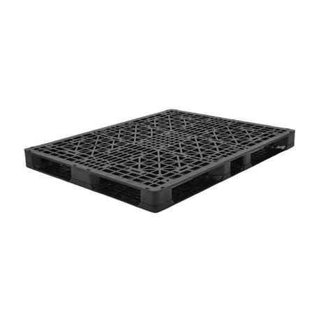 56x44 plastic beverage pallet top deck with grommets