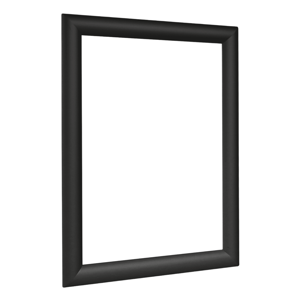 Snap Edge Frame Sign 8.5 in. x 11 in. to 24 in. x 36 in., Silver and Black