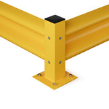 Industrial Guardrail Posts - Heavy Duty Steel Safety Barrier Posts