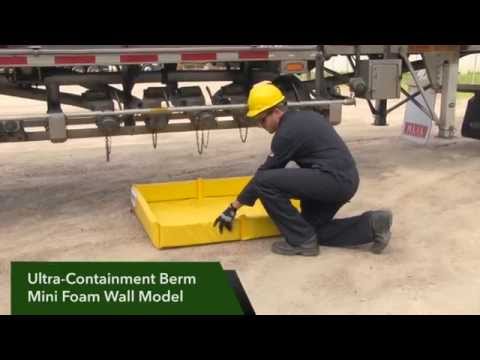 Ultra-Containment Berm® Mini Foam Wall Model (Duck Pond)