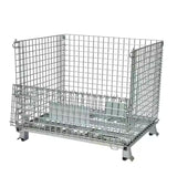 Collapsible Wire Mesh Containers – Stackable Industrial Baskets