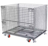 Collapsible Wire Mesh Containers – Stackable Industrial Baskets
