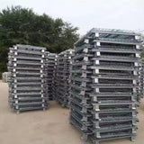 Collapsible Wire Mesh Containers – Stackable Industrial Baskets