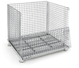 Collapsible Wire Mesh Containers – Stackable Industrial Baskets