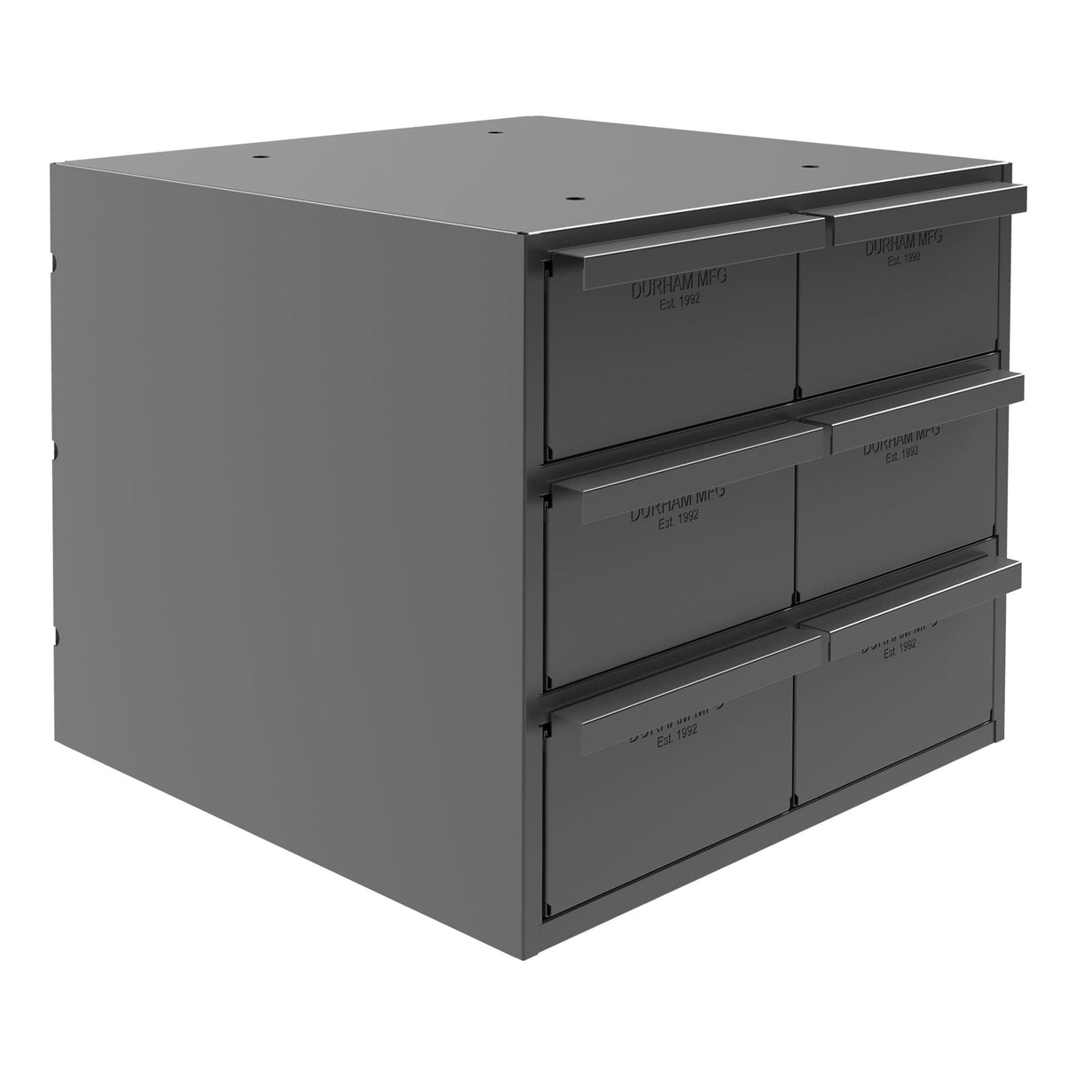 Durham Gray Gloss Steel Storage Unit for Small Parts 696 Drawers Image 9