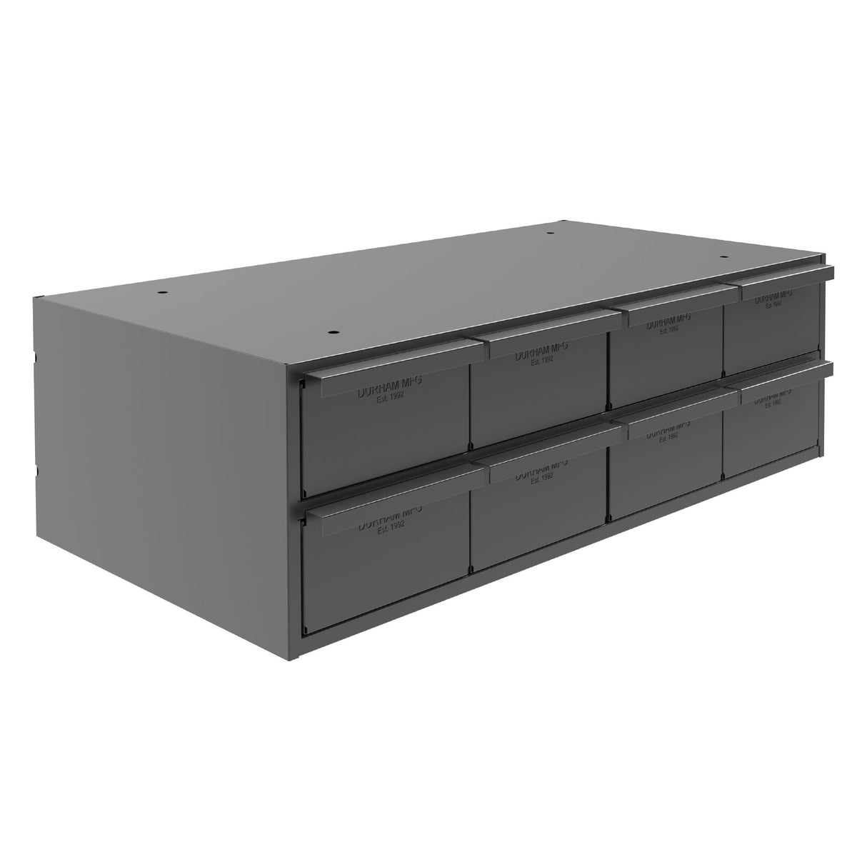Durham Gray Gloss Steel Storage Unit for Small Parts 696 Drawers Image 8