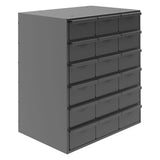 Durham Gray Gloss Steel Storage Unit for Small Parts 696 Drawers Image 6