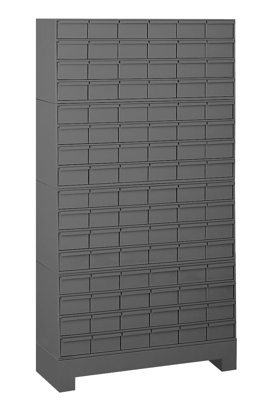 Durham Gray Gloss Steel Storage Unit for Small Parts 696 Drawers Image 5