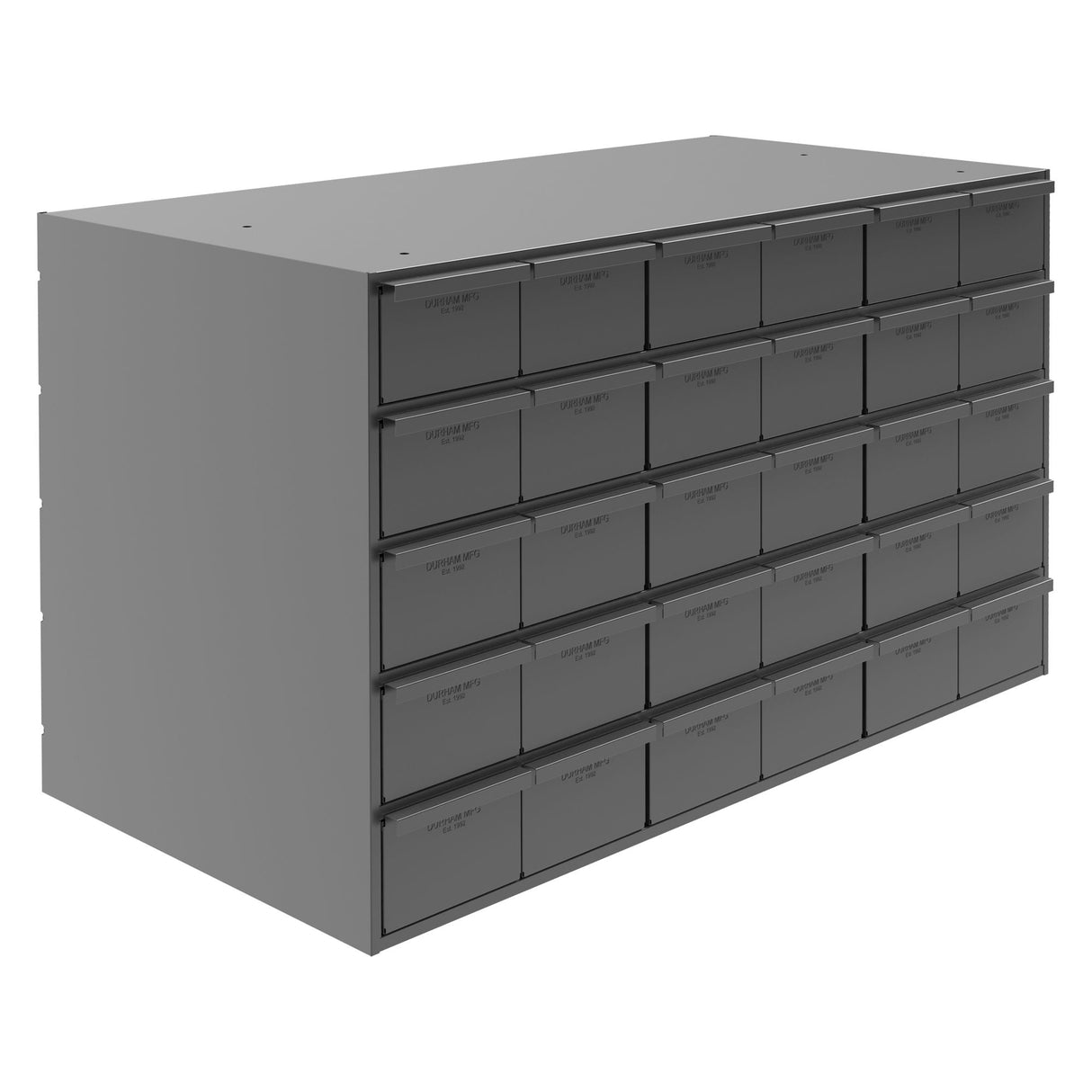 Durham Gray Gloss Steel Storage Unit for Small Parts 696 Drawers Image 7