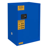 Durham FM Approved 12 Gallon Manual Corrosive Storage Cabinet Blue Image 2