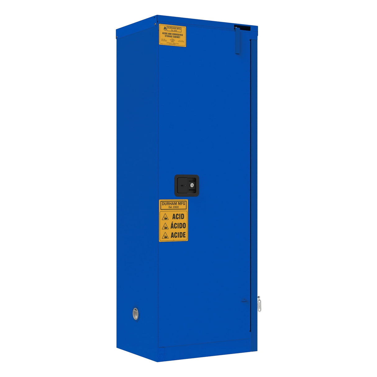 Durham 22Gallon Corrosive Storage Cabinet with SelfClose Door Image 2