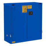 Durham 30 Gallon SelfClosing Corrosive Storage Cabinet Blue Image 2