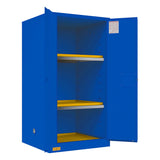 Durham FM Approved Corrosive Storage Cabinet 60 Gallon Manual Blue Image 1