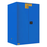 Durham 90 Gallon Manual Corrosive Storage Cabinet 2Door Blue Image 2