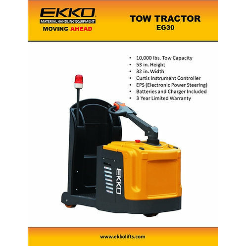EKKO EG30 Full Electric Tractor  Superior Towing Power of 10000 lbs Image 2