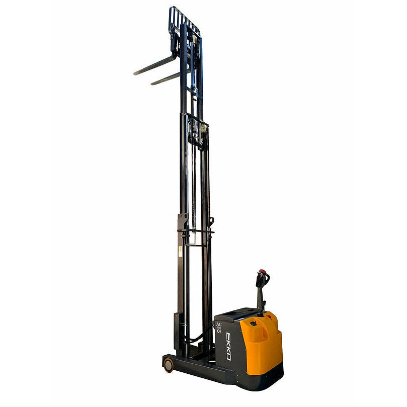 EKKO EH15TH Mobile Mast Walkie Reach Truck 3300 lb Capacity 216 Height Image 6