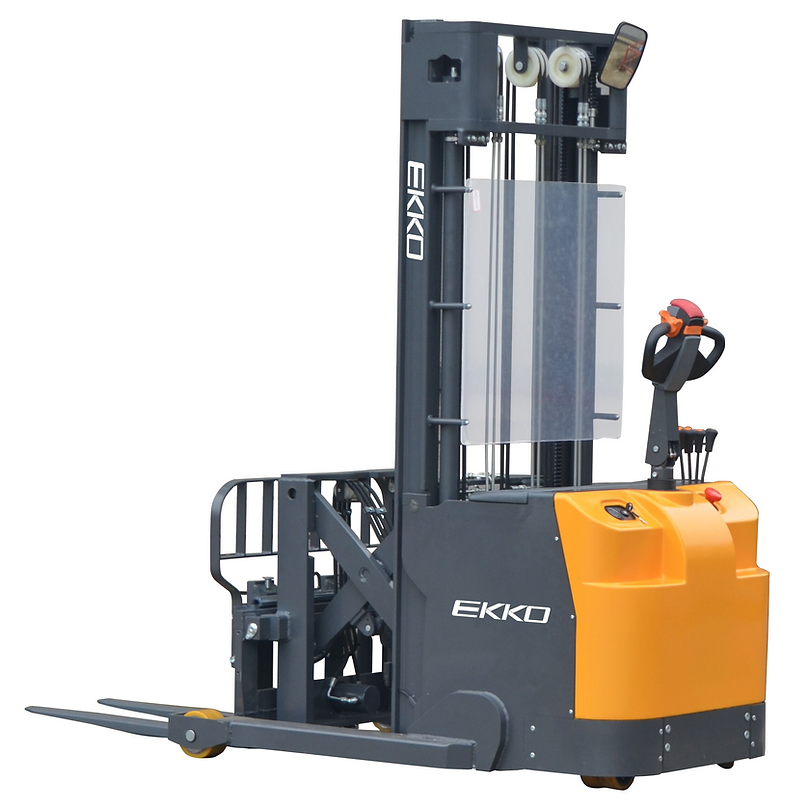 EKKO Lifts ER15 Walkie Reach Truck with 3300 lb Capacity 177 Height Side Shift Image 5