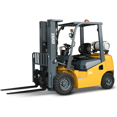 EKKO Lifts EK25LP 4Wheel Pneumatic Propane Forklift 5000 lbs 189” Lift Height Image 1