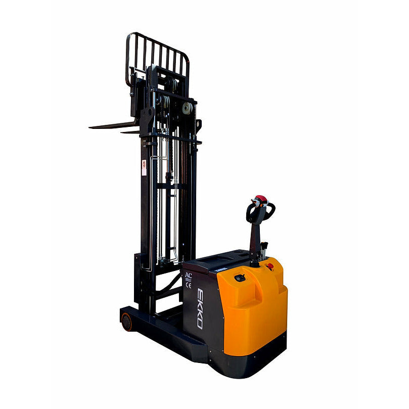 EKKO EH15TH Mobile Mast Walkie Reach Truck 3300 lb Capacity 216 Height Image 5