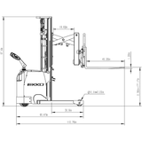 EKKO ER15L Walkie Reach Truck Powerful 3300 lb Capacity  138 Lift Image 3