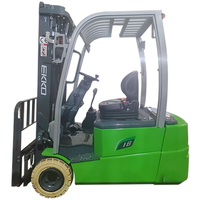 EKKO Lifts EK18A212LI 3Wheel Lithium Forklift with 4000lb Capacity 212inch Lift Image 1