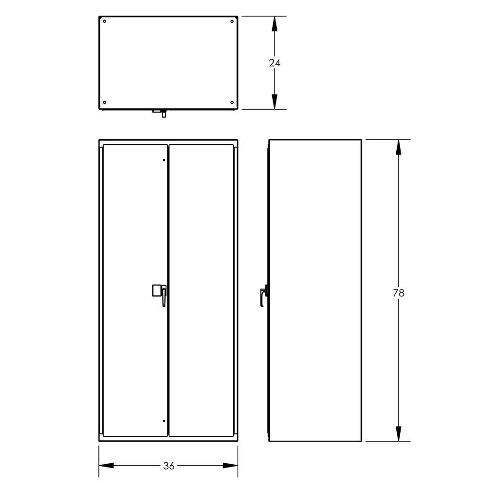 Valley Crafts Secure Electronic Locking Cabinets Industrial Grade Image 4