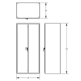 Valley Crafts Secure Electronic Locking Cabinets Industrial Grade Image 4