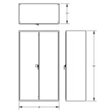 Valley Crafts Secure Electronic Locking Cabinets Industrial Grade Image 9