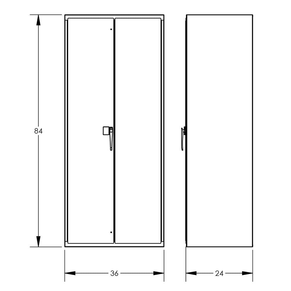 Valley Crafts Secure Electronic Locking Cabinets Industrial Grade Image 24